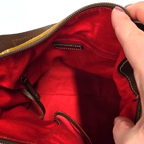 Vintage Dooney & Bourke Suede Leather Purse - Picture 7 of 9